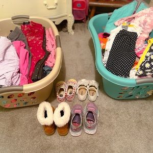 Name brand toddler girls clothes & shoes.